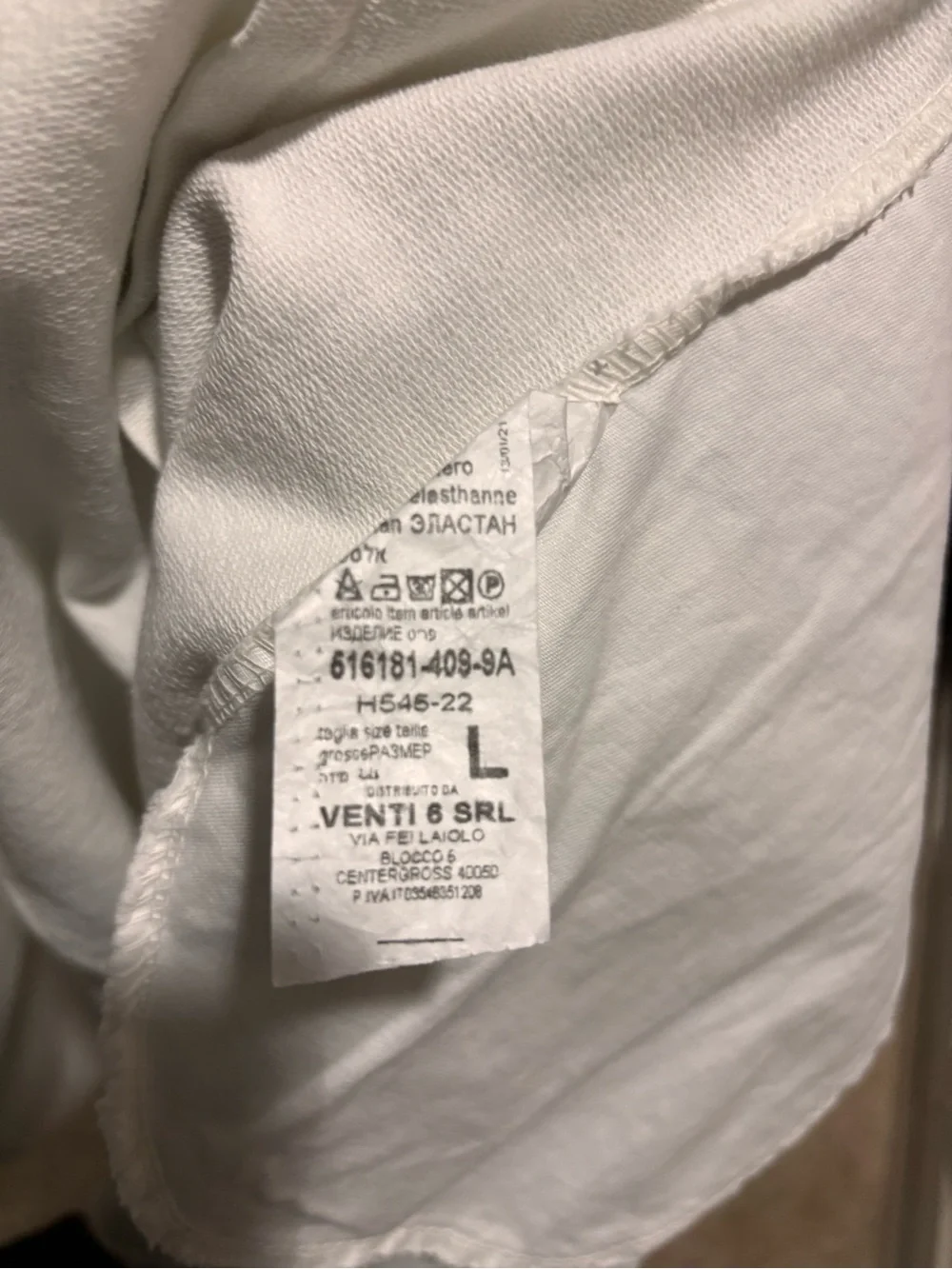 White Military-Style Utility Jacket with Double Row Buttons